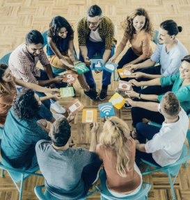 Photo of people getting involved